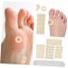 Gatuida Toe Corn Pad 4sheets Latex Corn Stickers Functional Feet Sticker Toe Separator Pad Toe Corn Cushions Stickers Gel Corn Silicone Gel Latex Sponge Foot Bunion Pads - Buy Online on GoSupps.com