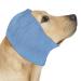 COMFPET No Flap Ear Wraps for Dogs Dog Snood for Ear Hematoma Pet Ear Muffs Ear Cover for Cats and Dogs Ear Care Large(Blue)