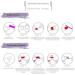 Srutueo 1Set Gradual Change Rhinestones Nails Wearable Press on Nails Full Cover Nail Tips - Buy Online on GoSupps.com