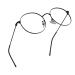 LifeArt Blue Light Blocking Glasses Anti Eyestrain Computer Reading Glasses Gaming Glasses TV Glasses for Women Men Stylish Unisex Alloy Round Frame (Matte Black No Magnification) 0.00(No Magnification) 3113_black