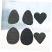 SHERCHPRY 6 Pairs Anti-Slip Shoe Pads - Non-Slip Stickers for High Heels & Scrub Shoes - Medium Black - Buy Online on GoSupps.com