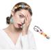 TSHAOUN 3 Multicolor Daisy Flower Headband Multi Colour Daisy Chain Elasticated Headband Fashion Floral Headbands Festival Hair Accessories for Festival Party Favor Wedding Party (3 Multicolor) - Buy Online on GoSupps.com