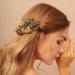 ISLHJDD Green Hair Accessories Bridal Wedding Headbands for Bridal Wedding Hair Clip Comb Decoration Wedding Hair Vine for Brides and Bridesmaids - Buy Online on GoSupps.com