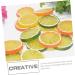 13pcs Imitation Lemon Slice Artificial Lemon Slices Lifelike Lemon Slices Vases Home Decor Wedding Decorations Decorative Fake Fruit Wedding Ornament Fake Fruit Ornament Fake Lemon Assorted Color 4X4X0.8CM - Buy Online on GoSupps.com