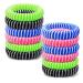 BuggyBands 12pcs Mosquito Bracelets, Resealable Wristbands for Kids & Adults, Natural Ingredients and Deet Free, Safe Indoor Outdoor Long Time Protection