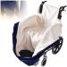 Wheelchair Warm Blanket Thicken Half Package Thermal Blanket Leggings Hot Pack Zipper Comfortable Wheelchair Warm Covers Blanket Bag Warmfor The Aged Patient