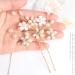 Sppry Wedding Hair Pins - Elegant Pearl Floral Crystal Hair Accessories for Bridal Women (Gold) - Set of 3 - Buy Online on GoSupps.com
