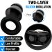 Premium High-Fidelity Silicone Ear Plugs for Sleeping, Noise Reduction, Studying, Concerts - 31dB Noise Cancelling - Reusable & Stylish - Buy Online on GoSupps.com