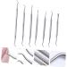 Beavorty 1 Set Manicure tools reverse curved fine tip cuticle tool metal nail pusher cuticle spoon cuticle stick pusher manicure nail trimmer dead skin remover Stainless steel Shaper major - Buy Online on GoSupps.com