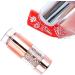 Double Crystal Handle Nail Stamping Plate | Silicone French Edge Nail Art Templates & Scraper Tool - Perfect for Stunning Nail Designs - Buy Online on GoSupps.com