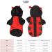 Bagima Ladybug Dog Costume - Warm Hooded Sweater for Small Dogs | Halloween & Winter Clothing | XL Black Enchanting Design - Buy Online on GoSupps.com
