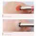 Homezo Siliconemakeup Brush Silicone Lip Brush New Soft Silicone Lip Brush with Lid Homezo Silicone Makeup Applicator Reusable Lip Applicator Pink+Black - Buy Online on GoSupps.com