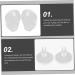 FOMIYES Silicone Toe Pads - Non-Slip Clip Toe Guards for Thong Sandals & Flip-Flops - 4 Pairs Clear Cushion Protectors - Buy Online on GoSupps.com