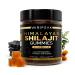 4-in-1 Organic Himalayan Shilajit Gummies | with Ashwagandha Turmeric & Ginseng | Adaptogen for Energy Immunity & Vitality Support | Organic Vegan Sugar-Free | 90 Count | for Men & Women 90 Count (Pack of 1)