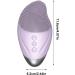 Vuggdt Facial Cleansing Brush | Soft Silicone Face Brush | Rechargeable Vibrating Waterproof Simple Skin Care Tools for Deep Cleansing Exfoliation & Firming Purple (English) - Buy Online on GoSupps.com