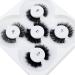 HBZGTLAD new 5 Pairs 25 mm 3d Mink Lashes Bulk Faux with Custom Natural Mink Lashes Pack Short Wholesales Natural False Eyelashes (6zu)