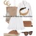 Boho Chic Huachi Straw Headbands for Women - Wide Knotted Hair Bands for Summer Fashion | Beach Hair Accessories - Buy Online on GoSupps.com
