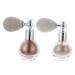 IWOWHERO 2pcs Spray Glitter Face High Gloss Spray Makeup Highlight Powder Women Body Highlighter Plastic