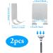Razor Bracket Shower Holder 2 Pieces Stainless Steel Self-Adhesive No Drilling Needed for Bathroom & Kitchen - Buy Online on GoSupps.com