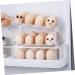 Zerodeko 2 Pcs Transparent Egg Lattice Plastic Drawers Fridge Egg Container Kitchen Supplies Eggs re-usable - Buy Online on GoSupps.com