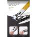 Nail set professional Pedicure Kit nail clipper Kit - 18 nail care tools nail beauty kit (yellow) - Buy Online on GoSupps.com
