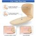 Haofy Heel Cushion - Self-Adhesive Anti-Slip Gel Inserts for High Heels & Pumps | Comfort & Protection for Large Shoes - Buy Online on GoSupps.com