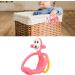 Monkey-shaped Pink Silicone Teething Toys Set for Infants - Food Grade Chew Kit - Buy Online on GoSupps.com