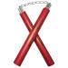 zalani Nunchucks,Safe Foam Rubber Training Nunchucks(Red)