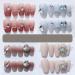 Handmade Long and Short Nail Patches for Artificial Nail Enhancement(Color:19530 Size:L)