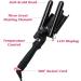 3 Barrel Curling Iron Wand - LCD Temperature Display 1 Inch Professional Ceramic Triple Barrel - Salon Quality (Black - Buy Online on GoSupps.com