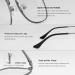 Rectangle Reading Glasses for Men & Women - Blue Light Blocking Metal Eyeglasses - Full Frame Grey 1.25x Readers - International Shipping Available - Buy Online on GoSupps.com