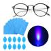 Sxhlseller 10 Pack Anti Blue Light Test Blue Light Generator Card Reusable Design for Blue Light Glasses Detection