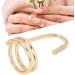 Decorative Nail Ring Fashion Fingertip Jewelry Nail Art Ring Ladies Wearing Nail AccessoriesGold Appearance Specific Form Brilliant Us Easy to Apply Superb Finger Nail Ri (#1) - Buy Online on GoSupps.com