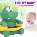 Water Temperature Compact Floatable Infant Bath Thermometer LED Display Baby Time Thermometer Bath Tub for Baby(Green Crocodile) - Buy Online on GoSupps.com