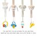 2-Pack Organic Cotton Pacifier Chain - Universal Pacifier Strap for Babies & Pets | Safe for 0-36 Months - Buy Online on GoSupps.com