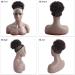 YAMEL Afro Puff Drawstring Ponytail Medium Bun Extension Red Brown Synthetic Updo Hair Piece for Black Women - Pack of 1 - Buy Online on GoSupps.com