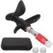 Adjustable 10-Speed Massage Vertebral Tool for Joint Relief - Stainless Steel Red - Lumbar Spine Adjustment - Buy Online on GoSupps.com