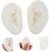LIFKOME 1pair Silicone Ear Model Realistic Artificial Ear for Jewelry Display and Piercing Practice and Lifelike Design for Beauty Shops and Centers - Buy Online on GoSupps.com