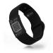 LIFE ID Pin-Tuck Medical ID Bracelet I Medical Alert Bracelet with Free Online Profile I Edit Information Anytime I Fits Wrists 5 - 9 inches I We use Recycled Material for Our Packaging Black I Charcoal Face