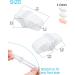 Golbylicc 8 Pairs Bunion Corrector Toe Separators - Gel Toe Spacers for Overlapping Toes - Men and Women (Clear) - Buy Online on GoSupps.com