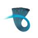 Rainbow Clip-In Hair Extensions - 10 PCS Colorful Strands | Smooth Black & Blue - 80g - Buy Online on GoSupps.com