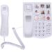 LIKJ Big Button Corded Phone LD 858HF Hands-Free Dial Photo Memory Desktop Telephone One-Touch Dialing Landline Phones with 7 Home Number 1 SOS Number 1 Meal Order Number for Seniors Elderly Home - Buy Online on GoSupps.com