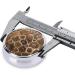 Petoskey Stone Portable Metal Pill Box - Round Mini 3-Compartment with Hinged Design for Travel - Ideal for Small Pills - Shop Now - Buy Online on GoSupps.com