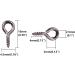 YAKA 1200Pcs 6 Colors Mini Metal Hoop Eye Pins 10 x 4.5mm for DIY Jewelry and Bottles - Screw Threaded Clasps for Charm Bead Crafting - Buy Online on GoSupps.com