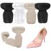 Heel Cushion Inserts  Heel Grips Shoe Pads for Womens Prevention Blister and Foot Protectors Anti Slip Back of Loose Heel Shoes for Women's High Heel Shoes Too Big (10 Pcs) (Beige+Black+Transparent)