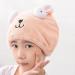Buy Cute Pink & Red Microfiber Hair Towels for Girls | Quick Drying & Soft Hair Turban - 2 Pack - Buy Online on GoSupps.com