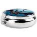 Flying Dragon Portable Metal Pill Box - Round Mini 3-Compartment Design for Small Pills | Ideal Travel Accessory - Buy Online on GoSupps.com