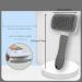 Avando Cat Dog Brush for shedding Pet Grooming Brush for Cats Dogs Massage Shedding Brush for Short or Long Hair Self Cleaning Slicker Brush Easy to Removes Loose Undercoat Tangled Hair (grey) Black - Buy Online on GoSupps.com