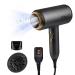 Ionic Hair Dryer with Diffuser 1875W Professional Salon Blow Dryer for Fast Drying 3 Heating/ 2 Speed Low Noise Lightweight Hair Dryer Damage Free Hair with Constant Temperature Black