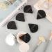 Pimoys 9-Piece Triangle Powder Puff Set - Soft Velour Makeup Sponges for Flawless Foundation Application - Black - Buy Online on GoSupps.com